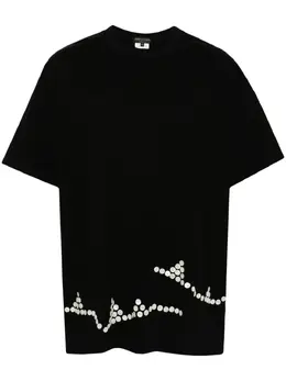 Comme des Garçons Homme Plus: Футболка на пуговицах 