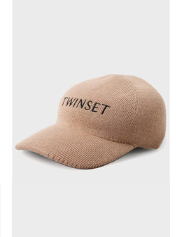 TWINSET: Бежевая кепка 