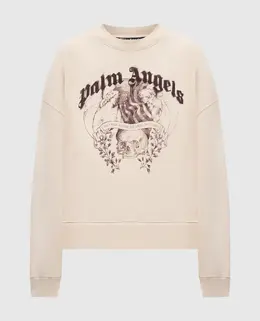 Palm Angels: Бежеві світшоти 