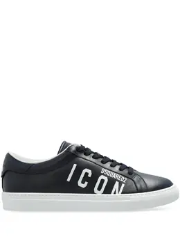 DSQUARED2: Чёрные кроссовки  Icon