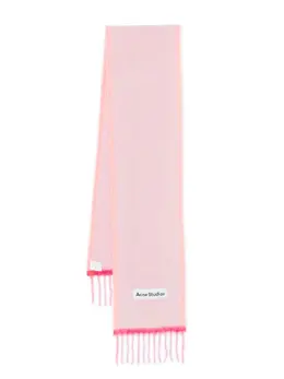 Acne Studios: Розовый шарф 