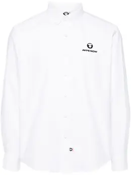 AAPE BY *A BATHING APE®: Рубашка с длинным рукавом 