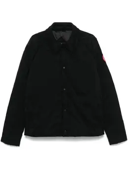 Canada Goose: Чёрная куртка  Lodge