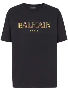 Balmain: Винтажная футболка 