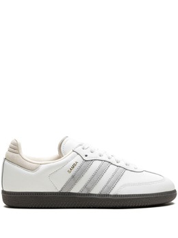 adidas: Белые кроссовки  Samba