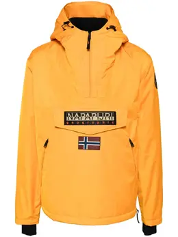Napapijri: Оранжевая куртка  Patch