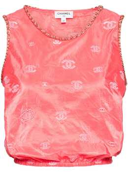 CHANEL Pre-Owned: Розовая блуза 