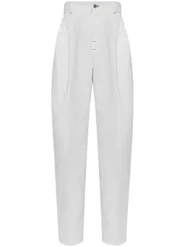 Jacquemus: Белые брюки  Le de Nîmes
