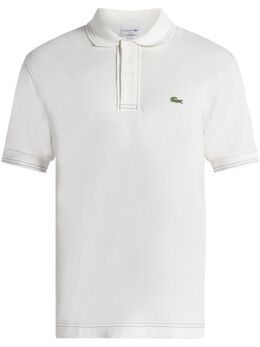 Lacoste: Белое поло 