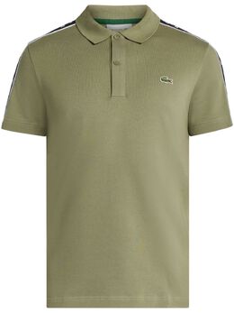 Lacoste: Зелёное поло 
