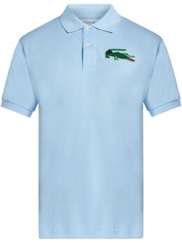 Lacoste: Голубое поло 