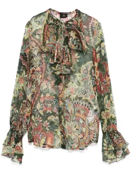 ETRO: Многоцветная рубашка 