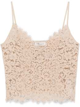 Blumarine: Кружевное топ 
