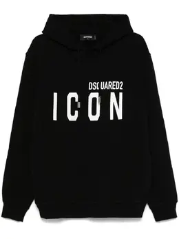 DSQUARED2: Чёрная толстовка  Icon