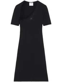Courrèges: Трикотажное платье 
