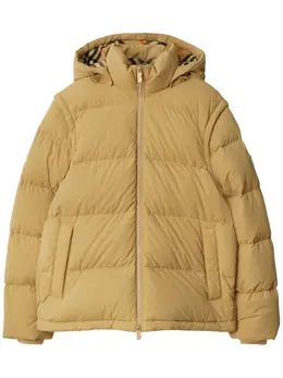 Burberry: Бежевая куртка 