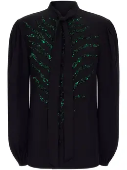 Roberto Cavalli: Блуза с блёстками 
