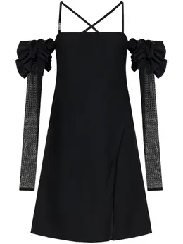 Versace Jeans Couture: Платье с открытыми плечами 