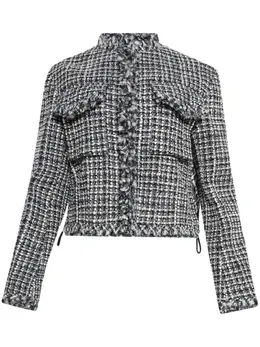 sacai: Твидовая куртка 