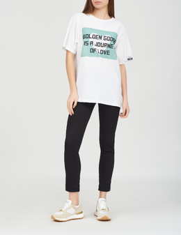 GOLDEN GOOSE DELUXE BRAND: Белая футболка 