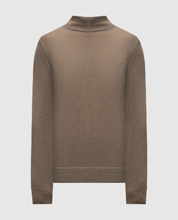 Canali: Свитер цвета хаки 