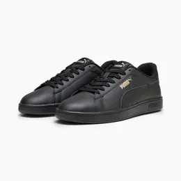 PUMA: Чёрные кеды  Smash