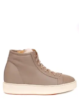 SANTONI: Бежевые кеды 