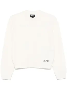 A.P.C.: Белый свитер 