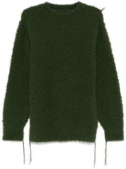 sacai: Зелёный свитер 