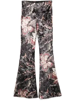 ETRO: Брюки с растительным принтом 