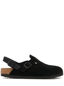 BIRKENSTOCK: Чёрные сабо 