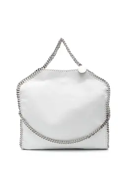 Stella McCartney: Белая сумка-шоппер  Falabella