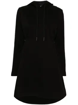 Moncler: Платье с капюшоном 