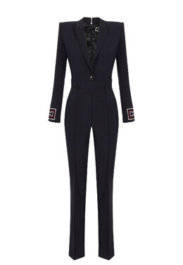 ELISABETTA FRANCHI: Чёрный комбинезон 