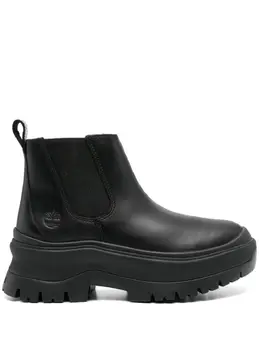 Timberland: Чёрные ботинки 