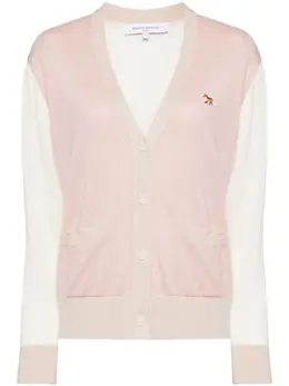 Maison Kitsuné: Розовый кардиган 