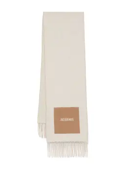Jacquemus: Светлый шарф 