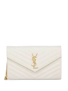 Saint Laurent: Белый кошелёк 