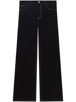 Courrèges: Чёрные джинсы 