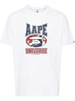 AAPE BY *A BATHING APE®: Хлопковая футболка 