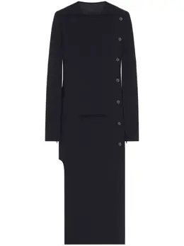 Courrèges: Чёрное пальто 