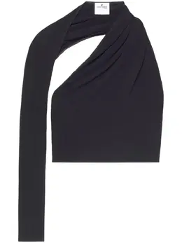 Courrèges: Чёрный топ 