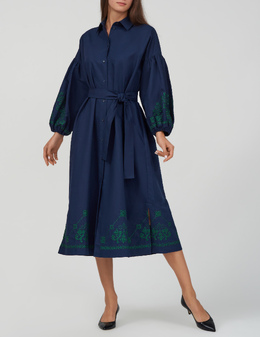 WEEKEND MAX MARA: Синее платье 