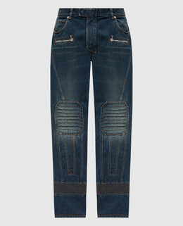 Balmain: Сині джинси  Biker