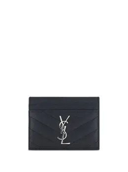 Saint Laurent: Чёрный картхолдер 