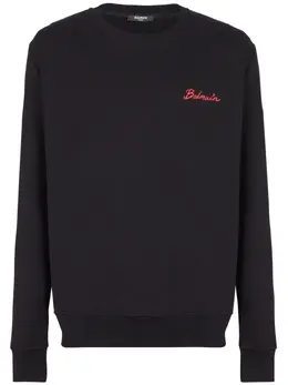 Balmain: Свитшот с принтом 