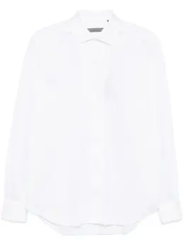 Corneliani: Белая рубашка 