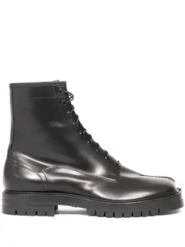 Maison Margiela: Чёрные ботинки  Tabi