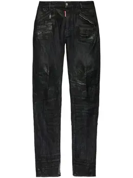 DSQUARED2: Чёрные джинсы  Tidy Biker