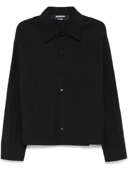 Jacquemus: Чёрная рубашка 